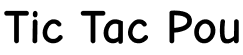 text: Tic Tac Pou game